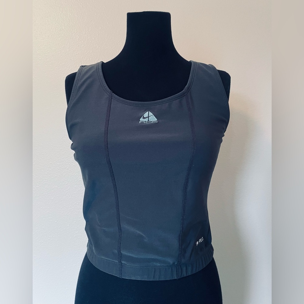 Nike ACG, Dri-fit, dark grey cycling tank, size large